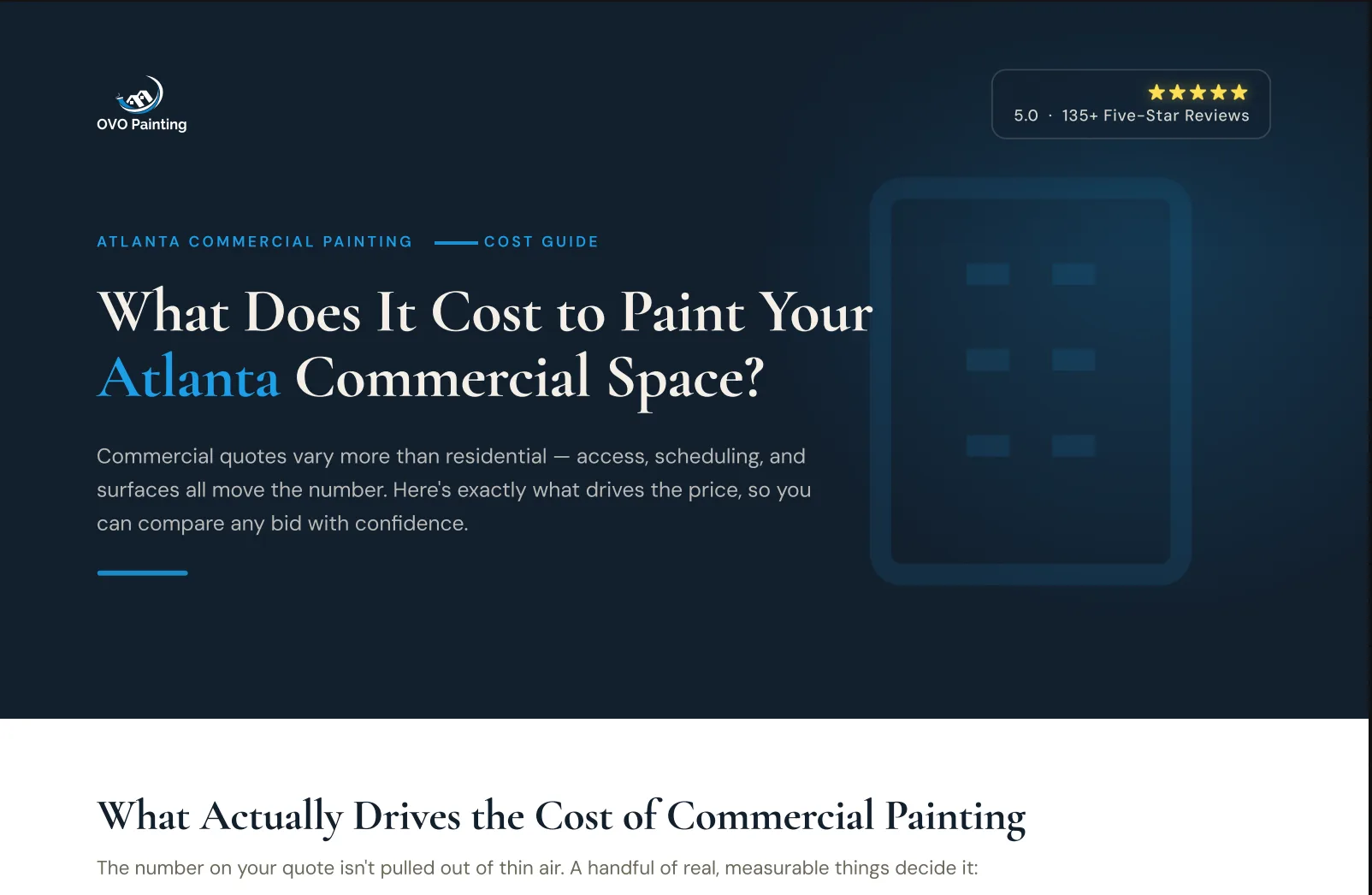 Commercial Painting Cost Guide