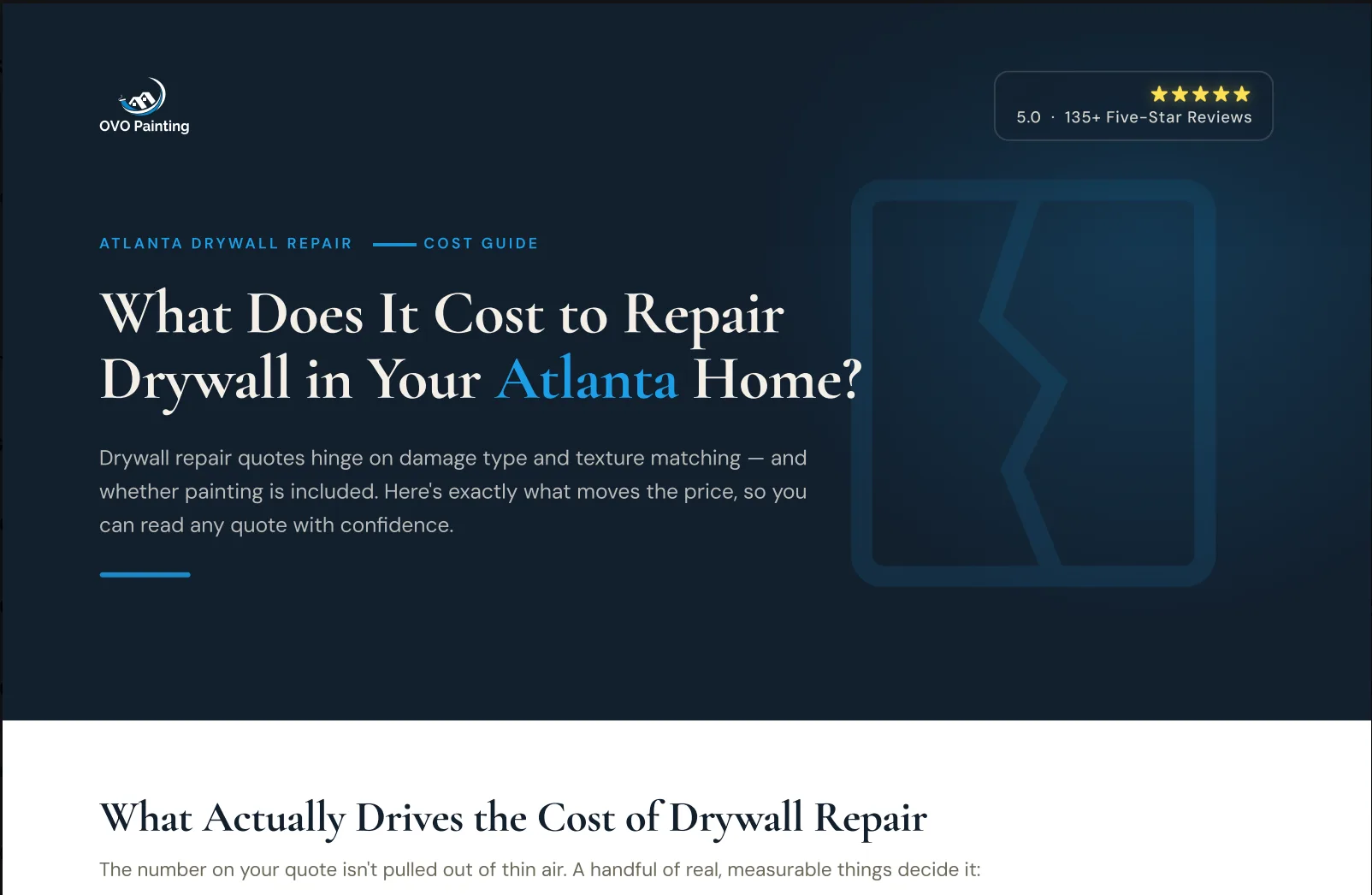 Drywall Repair Cost Guide